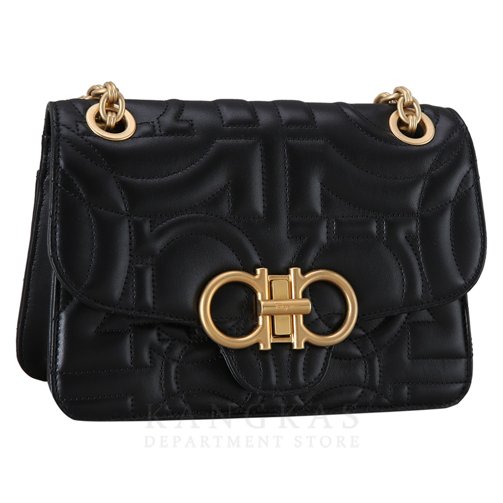 FERRAGAMO(USED)페레가모 21H153 간치니 퀼팅 플랩백